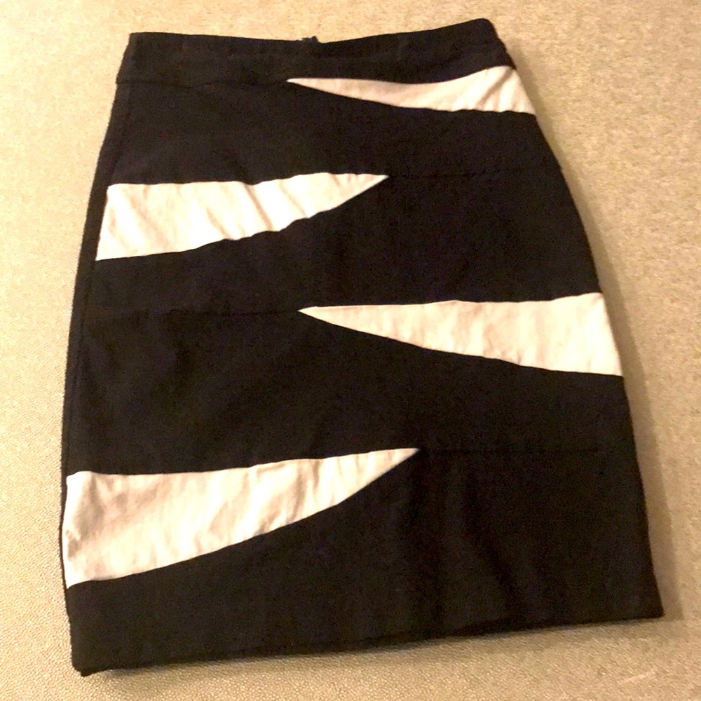 Black and white skirt